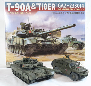Build Review Pt II: 1/48th scale T-90A & GAZ-233014 “Tiger” - Today the T90A